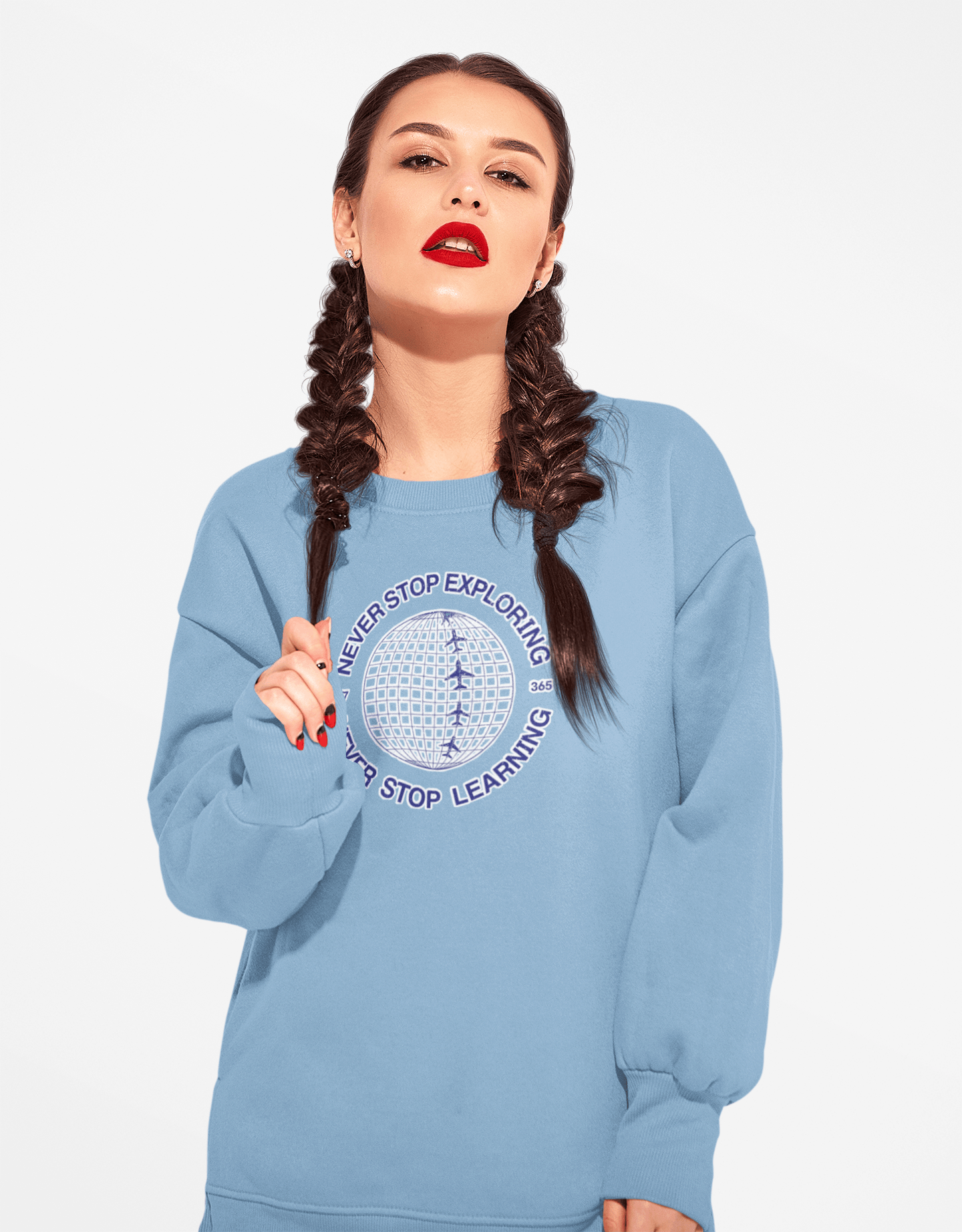 Never Stop Exploring Unisex Cotton Hoodie 05