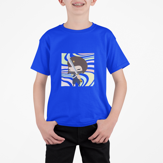 Ninja Monk Boy's T Shirt for Kids D30